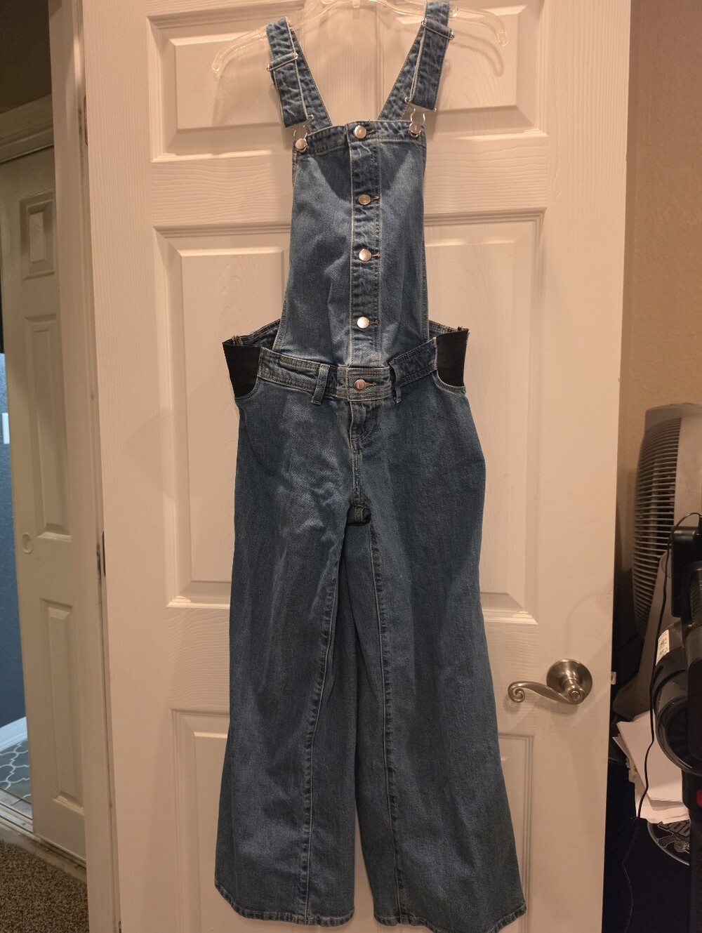 Women’s Blue Denim Overalls Jeans - Classic High-Waist Bib